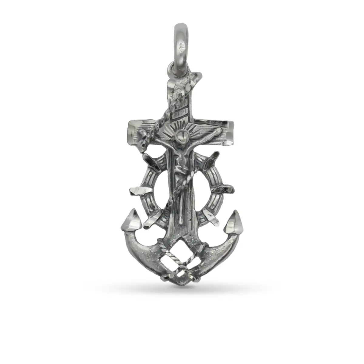 colgante Cruz Marinera con Cristo