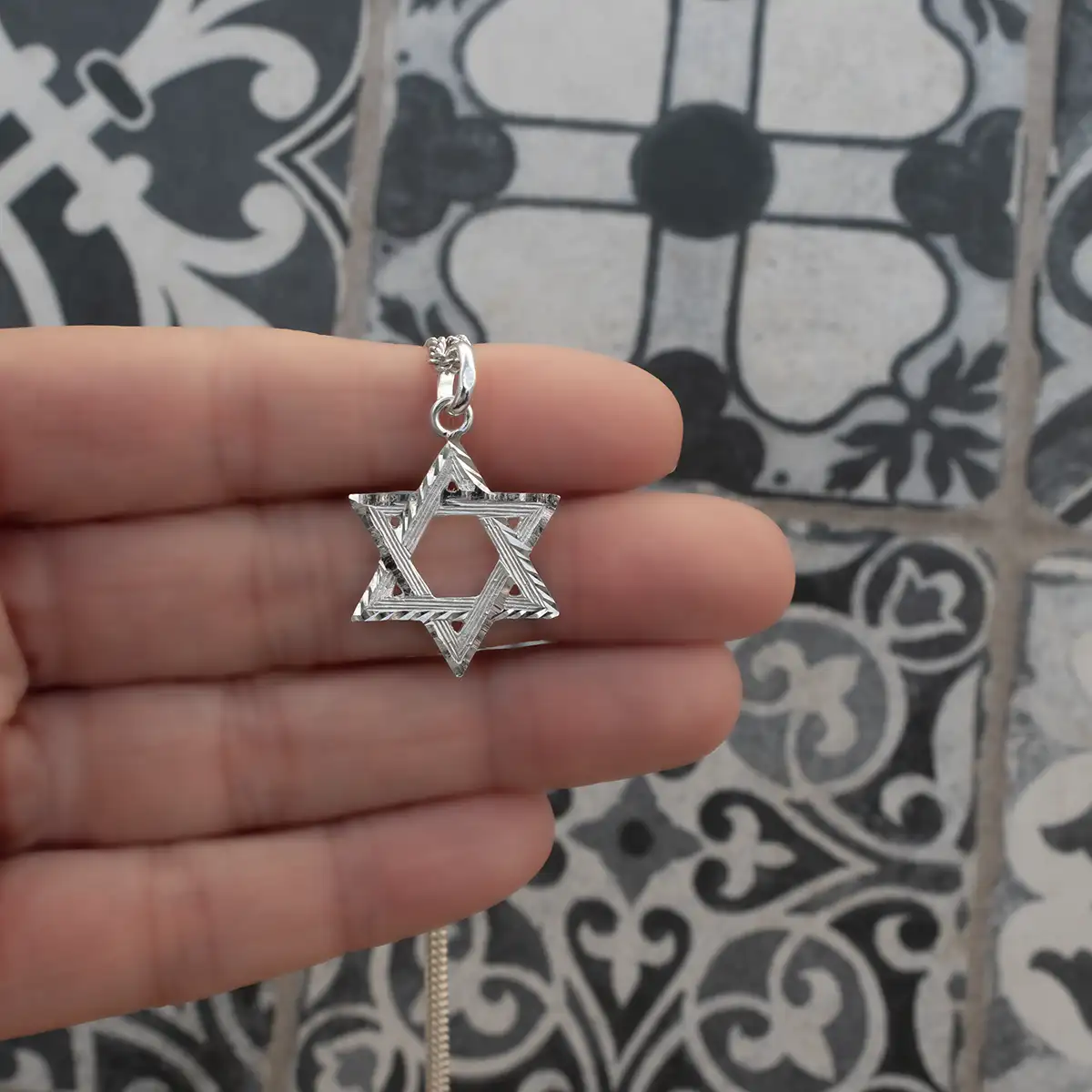 colgante estrella de David