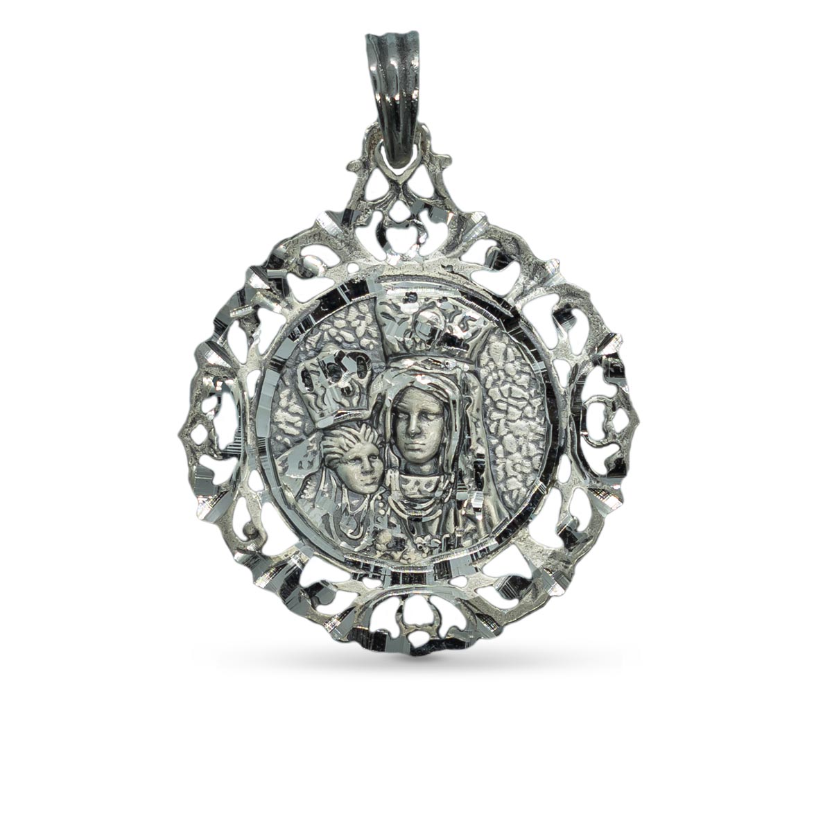 medalla virgen mercedes rostro